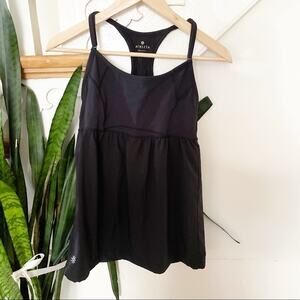 Athleta black sleeveless athletic tank top sz XS